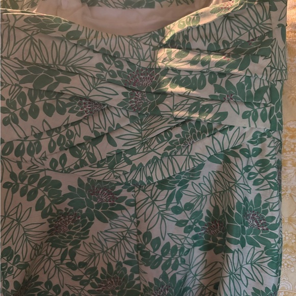 Vera wang lavender label vintage Green Dress size 2 - Picture 6 of 9